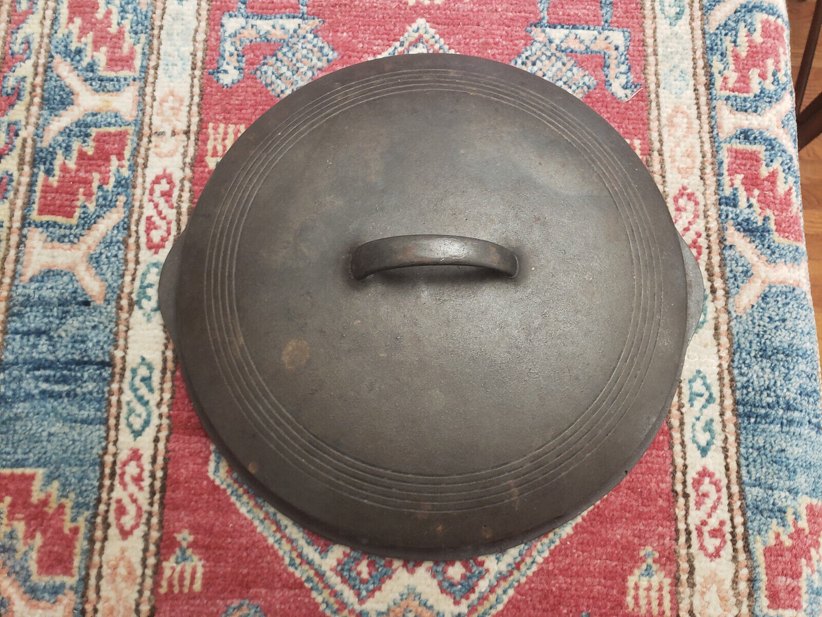 Vtg Wagner Ware Sidney O #11 Cast Iron Drip Drop Skillet Cover Lid 1071 HTF AAFA
