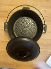 Antique Griswold # 9 Cast Iron Tite-Top Baster Dutch Oven With Lid & Trivet