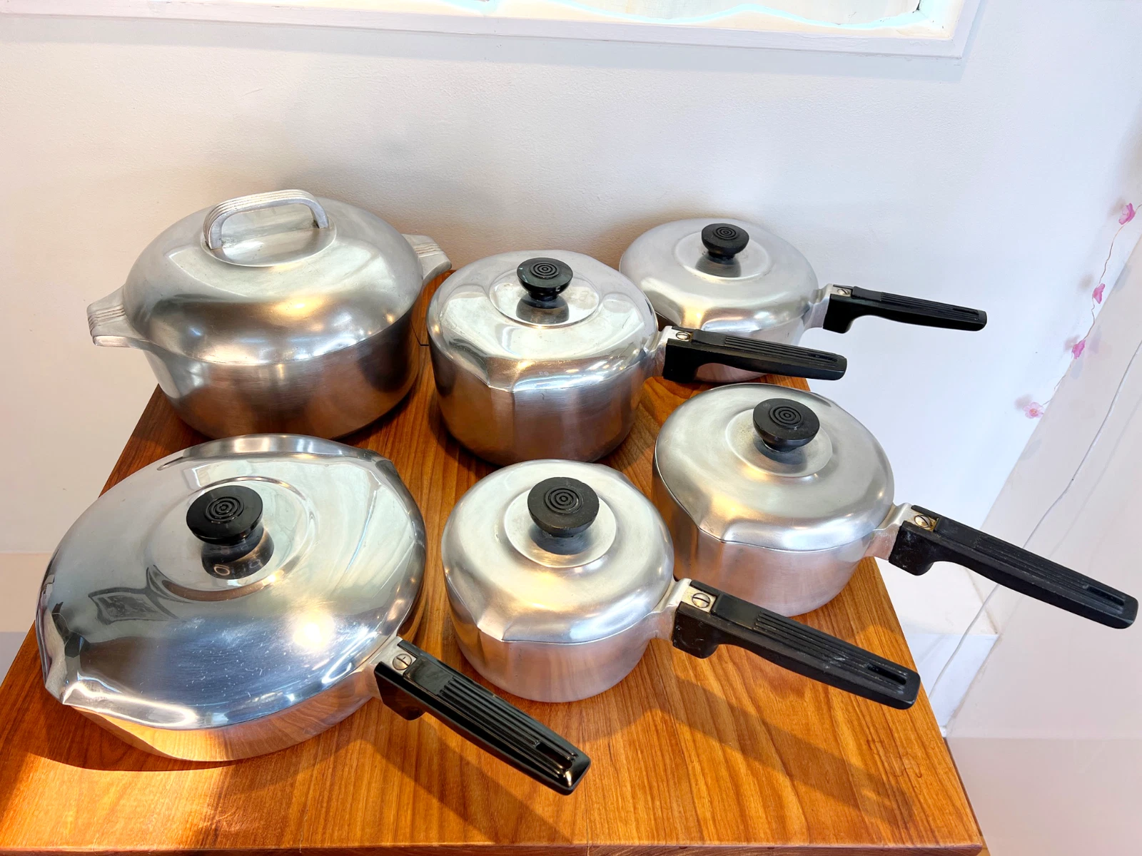 Vintage Magnalite Wagner Ware Aluminum Cookware 12 Piece Set