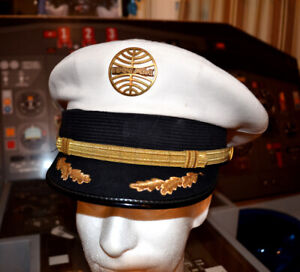 Vintage Pan Am Airlines Captains Pilot Hat Cap in Exc Condition