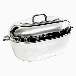 Wagner Ware Sidney O Magnalite 4269 Turkey Roasting Pan Vintage Restored