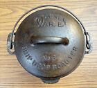 Wagner Ware No. 6 Drip Drop Roaster Dutch Oven #1266 Chrome Cast Iron c. 1922