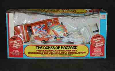 Mego Boxed 1981 Dukes of Hazzard Backroads Chase General Lee Smash Up Derby