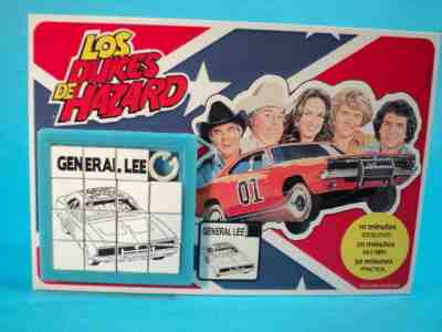 DUKES OF HAZZARD * GENERAL LEE DODGE CHARGER CAR * SLIDE PUZZLE GAME * ARGENTINA
