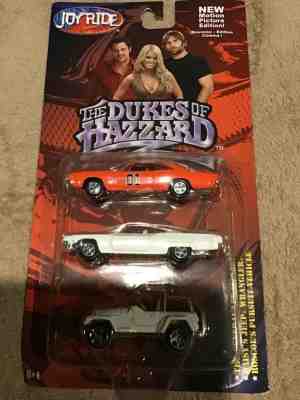 MISPRINT JOYRIDE DUKES OF HAZZARD COUNTY HOT PURSUIT SET MOVIE EDITION "NIP"