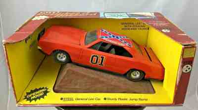 Dukes Of Hazzard General Lee ERTL 1/16 Steel Dodge Charger Ramp Vintage 1981