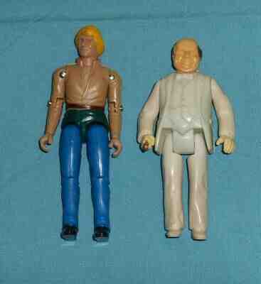 vintage Mego The Dukes of Hazzard BOSS HOGG and BO DUKE action figure lot x2