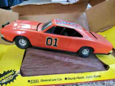 Dukes Of Hazzard General Lee ERTL 1/16 Steel Dodge Charger Ramp Vintage 1981