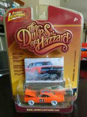 1969 DODGE CHARGER GENERAL LEE  DUKES OF HAZZARD 1/64 WHITE LIGHTNING RARE JL