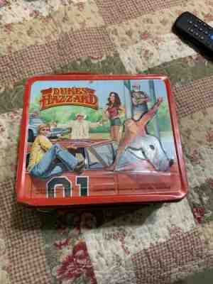 The Dukes of Hazzard General Lee Charger 1980 Lunch Box Great Condition