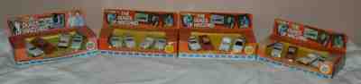 THE DUKES OF HAZZARD 1981 ERTL 4 CAR SET LOT OF 4 JEEP GENERAL LEE CADDY CAMERO