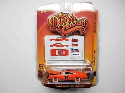 JOHNNY LIGHTNING DUKES OF HAZZARD R#7 GENERAL LEE DODGE CHARGER WHITE LIGHTNING