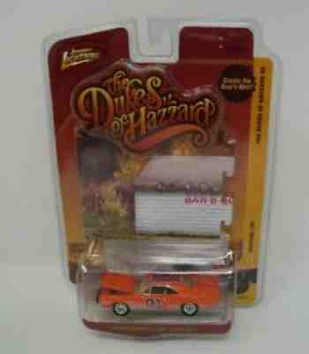 General Lee 2008 SCUFFED Boar's Nest THE DUKES OF HAZZARD Johnny Lightning 1/64