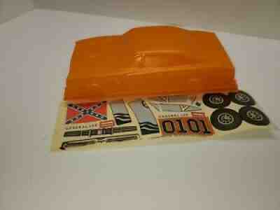 1982 McDonald's Dukes of Hazzard General Lee Happy Meal Container With Stickers