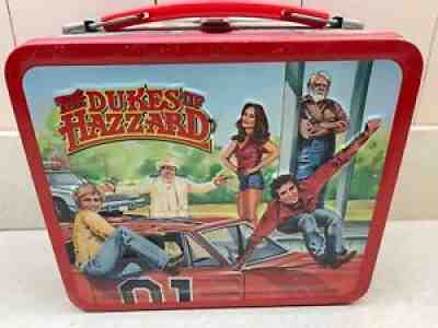 Vintage Dukes of Hazzard Lunch Box with Thermos, circa 1980 NOS NEW OLD STOCK