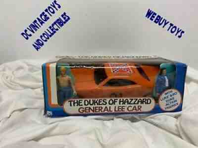 Vintage 1981 Mego Dukes of Hazzard General Lee 3 3/4 Bo -Luke Action Figures MIB