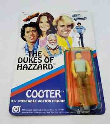 SA31 MINT ON CARD VINTAGE 80'S MEGO DUKES OF HAZZARD COOTER ACTION FIGURE