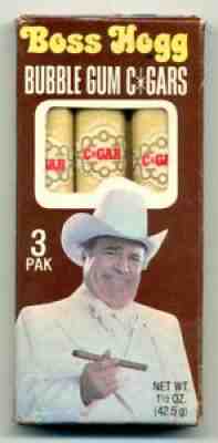 1981 BOSS HOGG BUBBLE GUM CIGARS unopened Donruss pack