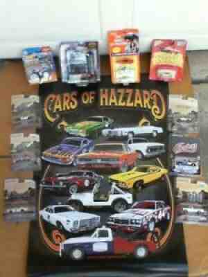 Johnny Lightning 1/64 Dukes of Hazzard General Lee Daisy Jesse Cooter Rosco Hogg