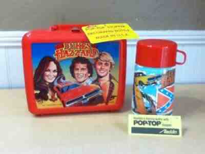 1981 Warner Bros Aladdin The Dukes of Hazzard Plastic Lunch Box