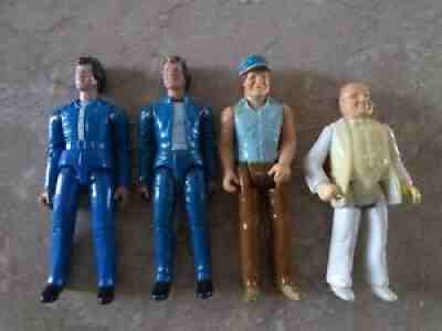 1980/1981 Dukes Of Hazzard Action Figure Lot Boss Hogg Cooter Luke Duke