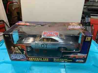 1:18 DUKES OF HAZZARD GENERAL LEE UNPAINTED SILVER DIECAST MOVIE CAR JOYRIDE NEW