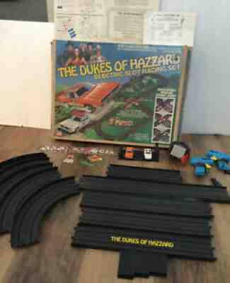 Dukes Of Hazzard Electronic Slot Racing Set Ideal 1981 Track Not Tested