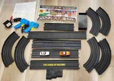 The Dukes Of Hazzard Electronic Slot Racing Set by Ideal 1981 COMPLETE UNUSED