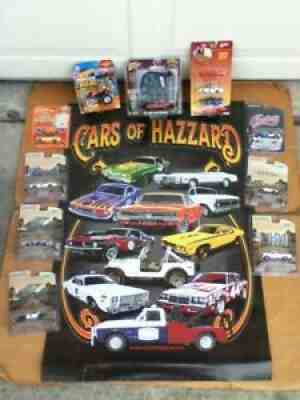 Johnny Lightning 1/64 Dukes Of Hazzard General Lee Daisy Jesse Cooter Rosco Hogg