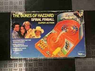 1982 Dukes of Hazzard illco super action spiral pinball