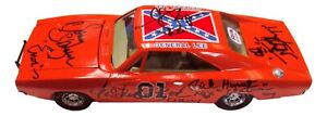 Duke of Hazard Cast Signed General Lee Toy Car Schroyer Wopat Hurst PSA/DNA