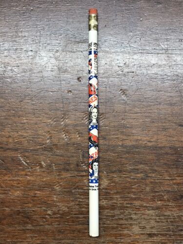 VTG 1982 DUKES OF HAZZARD LEADWORKS PENCIL 80s BO LUKE DAISY DUKE GENERAL LEE