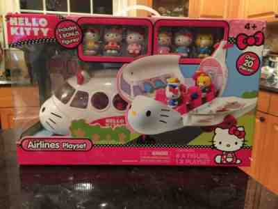 HELLO KITTY PLAYSET RARE VARIATION WITH 6 FIGURES NEW IN BOX JADA TOYS 2013