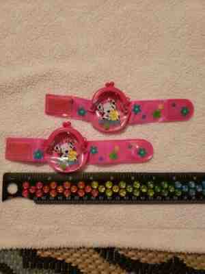 Lot of 2 Sanrio Spottie Dottie Wristband w/Velcro coin purse Vintage mint 