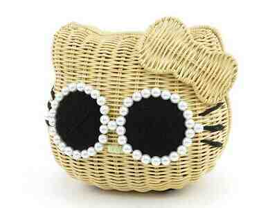 a-jolie ×Hello Kitty collaboration 2way basket bag for Summer Rare Japan NEW