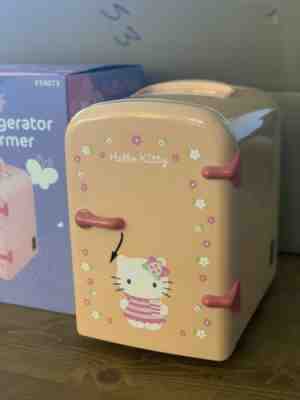 Rare Hello Kitty Mini Refridgerator and Warmer Fridge Retro