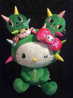 Brand new with tags Tokidoki sanrio characters giant cactus kitty plush 24"
