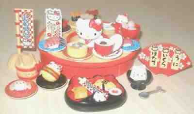 Rare 2011 Complete Sanrio Re-ment Sushi Bar Minature Hello Kitty set 46 pcs unit