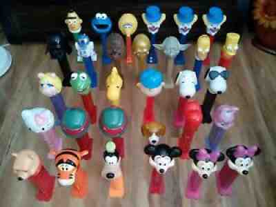 31 Giant Pez Dispensers Simpsons Disney Star Wars Hello Kitty Muppets FREE SHIP