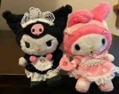 Rare Sanrio Hello Kitty My Melody + Kuromi Maid 4