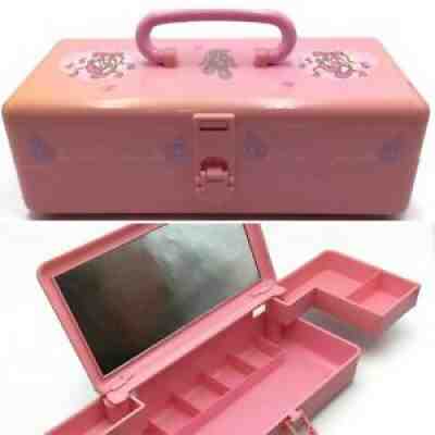 Sanrio JEWELRY BOX Pink Ballet Slipper Trinket Storage Case Vintage 1992