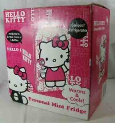 HELLO KITTY Personal Mini Fridge ~ Sanrio Pink Compact Refrigerator - Brand NEW
