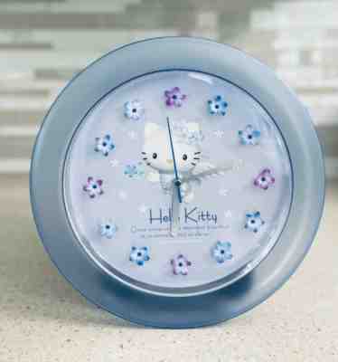 Sanrio Hello Kitty Angel Wing Wall Clock 2000 Powder Blue