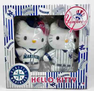 SANRIO Hello Kitty Plush MBL Uniform Version Seattle Mariners & NY Yankees Japan