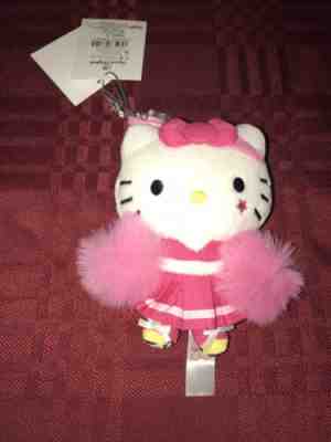 Hello Kitty NFL Football Detroit Lions, 10.5" Cheerleader Pink Plush  Cat Sanrio