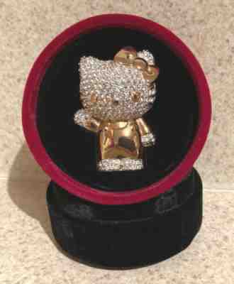 2004 Sanrio Hello Kitty Swarovski Figure 30th Anniversary Sold by Tiffany Grant