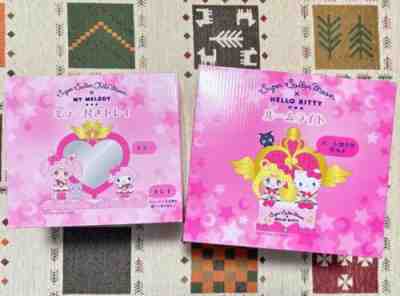 Sailor Moon Hello Kitty Sanrio Room Light & Mirror Set of 2 Limited