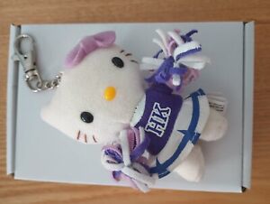 2003 Plush Hello Kitty Purple Cheerleader Vintage Sanrio Nakajima Clip  Rare