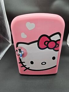 Rare Hello Kitty Makeup Refrigerator Personal Mini Fridge Warms Or Cools