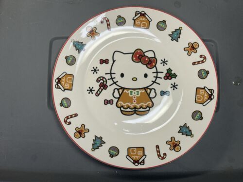 Hello Kitty 10.5 Inch Ginger Bread Plates And Mugs
